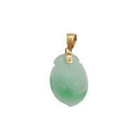 Longevity Peach Jade Pendant (14K)