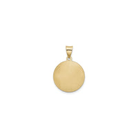 Confirmation Medal Hollow Pendant (14K) back - Popular Jewelry - New York