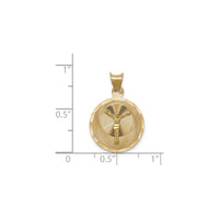 Corpus Diamond-Cut Medal Pendant (14K) scale - Popular Jewelry - New York