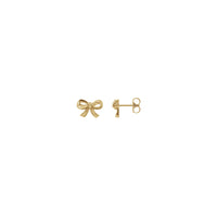 Cute Bow Earrings (14K) main - Popular Jewelry - New York