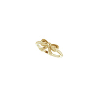 Cute Bow Ring (14K) diagonal - Popular Jewelry - New York