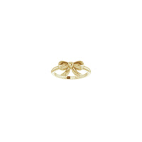 Cute Bow Ring (14K) front - Popular Jewelry - New York