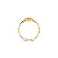 Heart Outline with Solitaire Diamond Ring (14K) setting - Popular Jewelry - New York