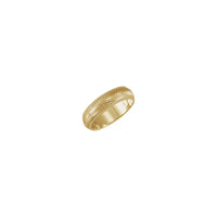 Herringbone and Milgrain Pattern Ring (14K) main - Popular Jewelry - New York