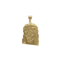 Jesus Christ Face Pendant (14K) front - Popular Jewelry - New York