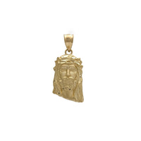 Texture Jesus Christ Face Pendant (14K)