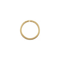 Om Symbol Stackable Ring (14K) side - Popular Jewelry - New York
