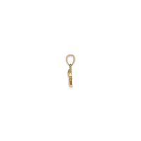 Plump Lips Pendant (14K) side - Popular Jewelry - New York