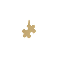 Puzzle Piece Pendant (14K) front - Popular Jewelry - New York