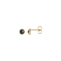 Rose-Cut Black Diamond Stud Earrings (14K) main - Popular Jewelry - New York