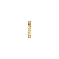 Sculpted Pattern Ring (14K) side - Popular Jewelry - New York