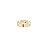 Woven-Design Ring (14K) front - Popular Jewelry - New York
