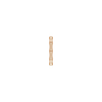 Bamboo Ring (Rose 14K) side - Popular Jewelry - New York