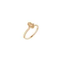 Hamsa Stackable Ring (Rose 14K) main - Popular Jewelry - New York