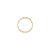 Rose Relief Pattern Band Ring (Rose 14K) setting - Popular Jewelry - New York