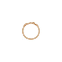 Three Flowers Stackable Ring (Rose 14K) setting - Popular Jewelry - New York