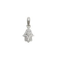 Mini Hamsa Diamond Pendant (14K)