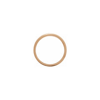 Chevron and Dots Pattern Ring (Rose 14K) side - Popular Jewelry - New York