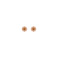 Citrine Petite Flower Stud Earrings