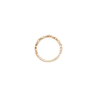 Leafy Branch Stackable Ring (Rose 14K) setting - Popular Jewelry - New York