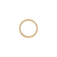 Rope Band (Rose 14K) setting - Popular Jewelry - New York