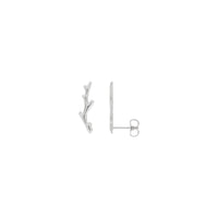 Branch Ear Climbers (White 14K) main - Popular Jewelry - New York