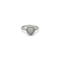 Diamond Double Heart Shaped Ring (14K)