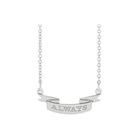 Engravable Achievement Ribbon Necklace