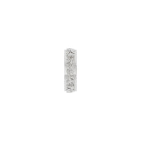 Spring Rose Eternity Ring (White 14K) side - Popular Jewelry - New York