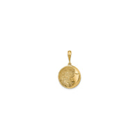 Anthropomorphic Crescent Moon Pendant (14K)