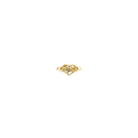 Baby-Sized Baby Cut Out Heart Ring (14K)