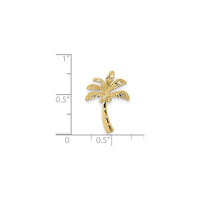Coconut Tree Pendant (14K)