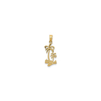 Double Palm Trees Pendant (14K)
