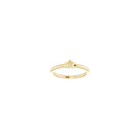 Faceted Star Ring (14K) front - Popular Jewelry - New York