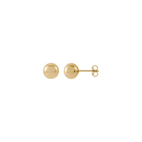 Gold Ball Stud Earrings (14K)