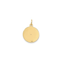 Golden Vinyl Record Pendant (14K)