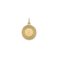 Golden Vinyl Record Pendant (14K)