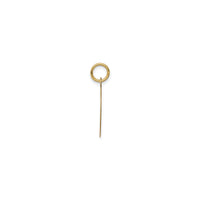 Golden Vinyl Record Pendant (14K)