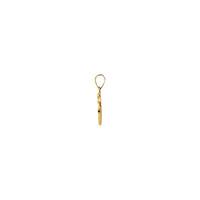 Hollow Round Miraculous Medal (14K)