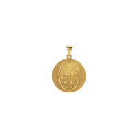 Hollow Round Miraculous Medal (14K)
