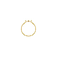Initial W Ring (14K) setting - Popular Jewelry - New York