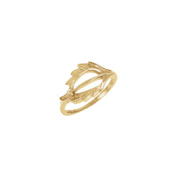 Leaf Outline Ring (14K)