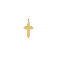 Light Beaded Edge Passion Cross Pendant (14K)
