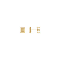 Petite Square Stud Earrings (14K) main - Popular Jewelry - New York