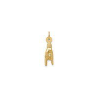 Rock Hand Sign Pendant (14K)