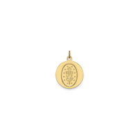 Satin Finish Miraculous Medal Pendant (14K)