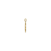 Satin Finish Miraculous Medal Pendant (14K)