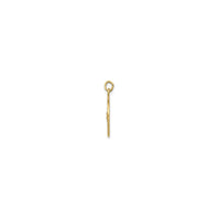 Solid Saint George Medal Pendant (14K)
