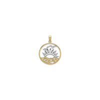 Summer Sunset Round Pendant (14K)