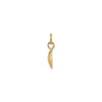 Textured Baby Seashell Pendant (14K)